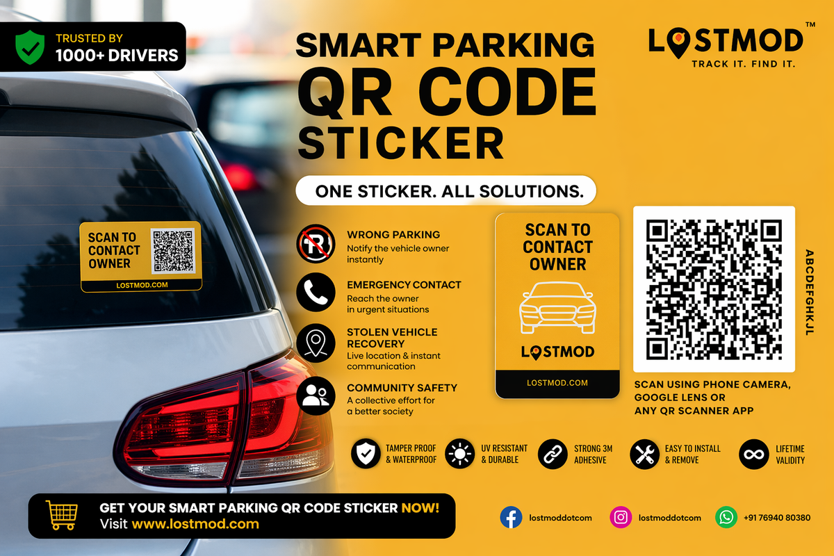 Parking QR Code Stickers