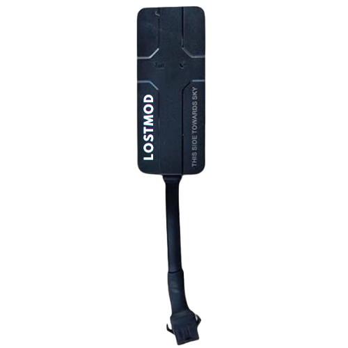 LM05 GPS tracker mobile app interface showing vehicle location
