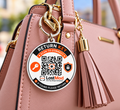 LostMod Ladies Purse Finder QR Code Tag | Smart Bag Tag