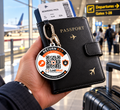 LostMod QR Tag for Passport Holder & Wallet