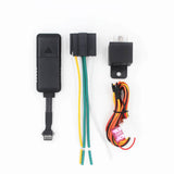 LM12 GPS tracker components including the device, connectors, and wiring for vehicle tracking installation.