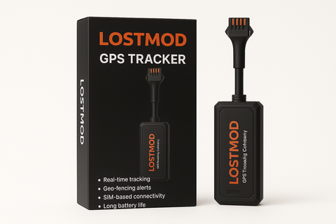 LM-12 LostMod GPS Tracker For Bike and Cars | Real-Time GPS Tracking Device